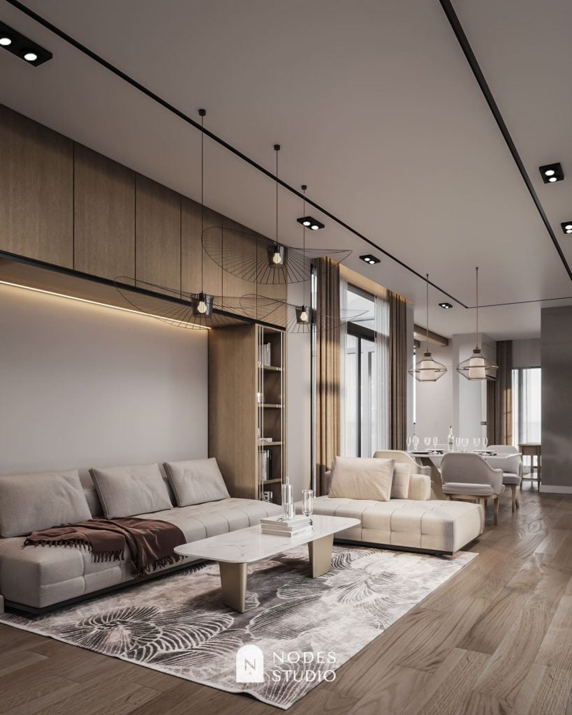 ruang tamu apartement