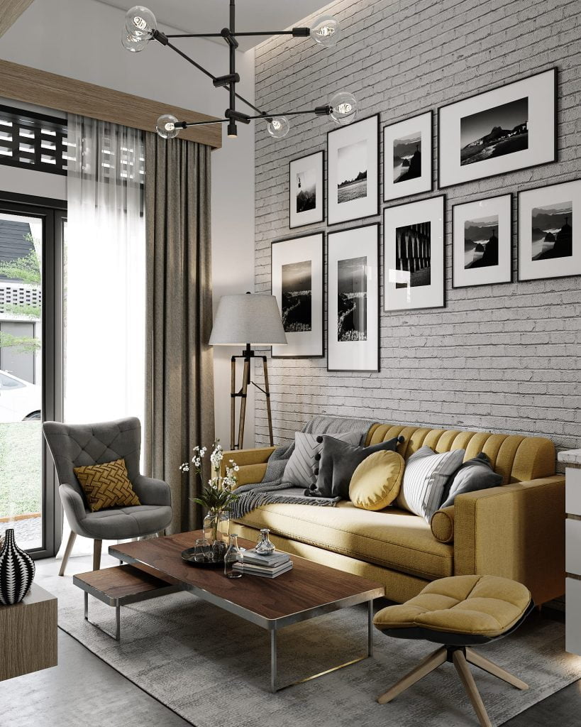 Sofa warna kuning