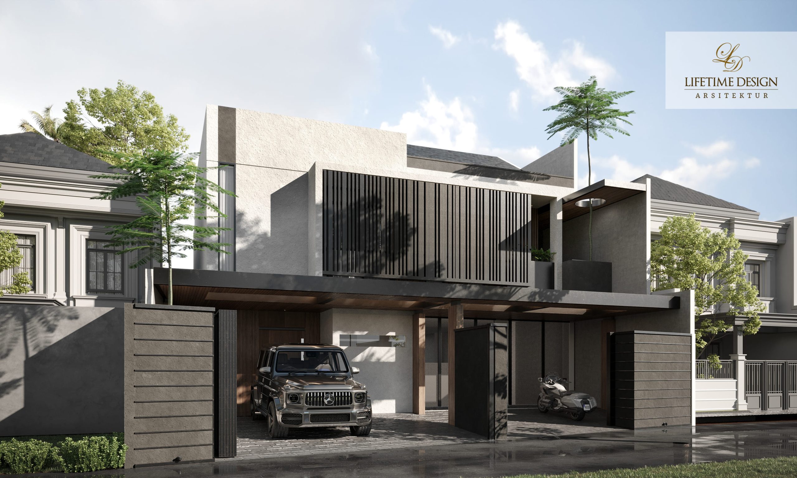 Desain minimalis modern elegan