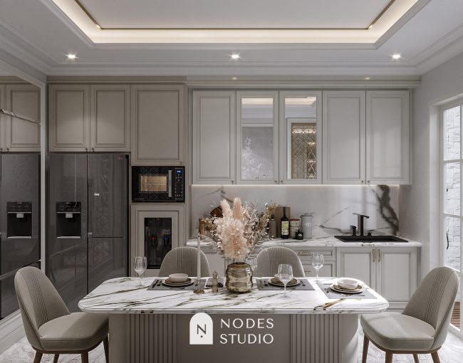 Desain ruang makan modern
