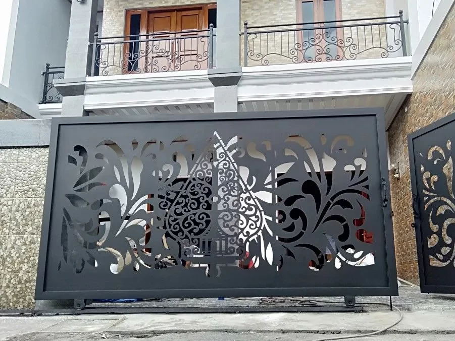 Pagar Rumah Modern Cutting Laser