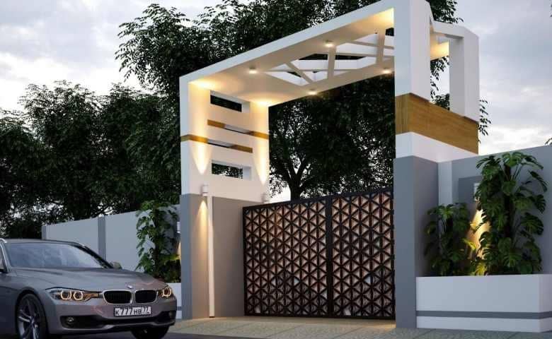 Pagar rumah modern