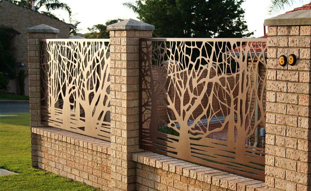 Pagar Rumah Modern Laser Cut