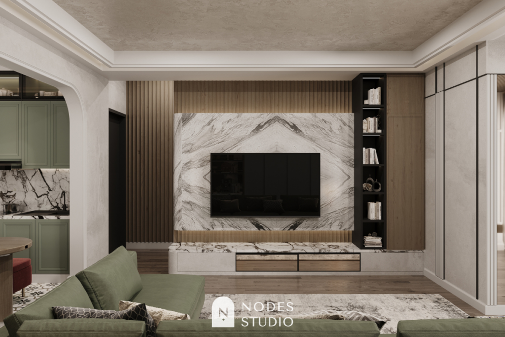 Modern Kontemporer Earth Tone Accent