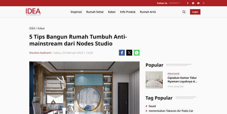 Jasa Desain Interior & Arsitektur | Nodes Studio