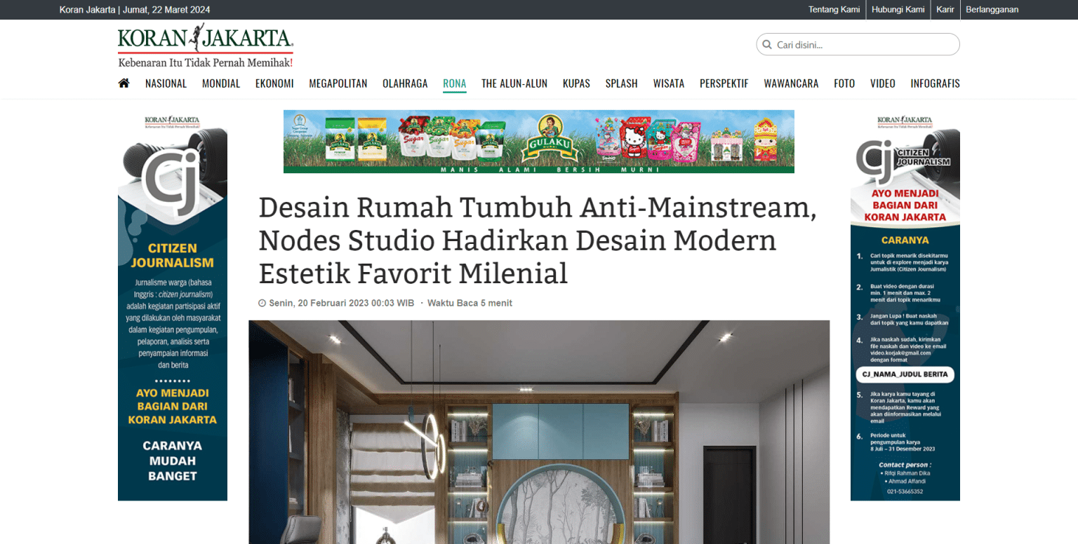 Jasa Desain Interior & Arsitektur | Nodes Studio