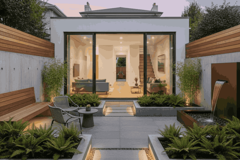 Glass Wall Garden