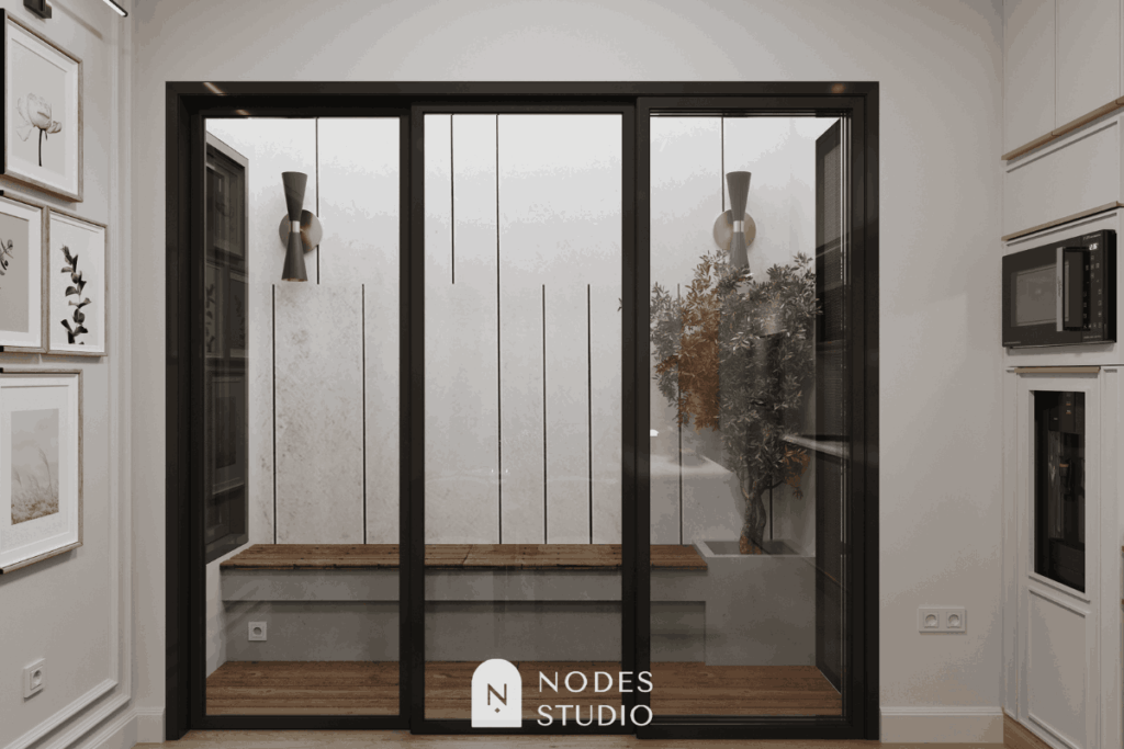 Minimalist Inner Courtyard