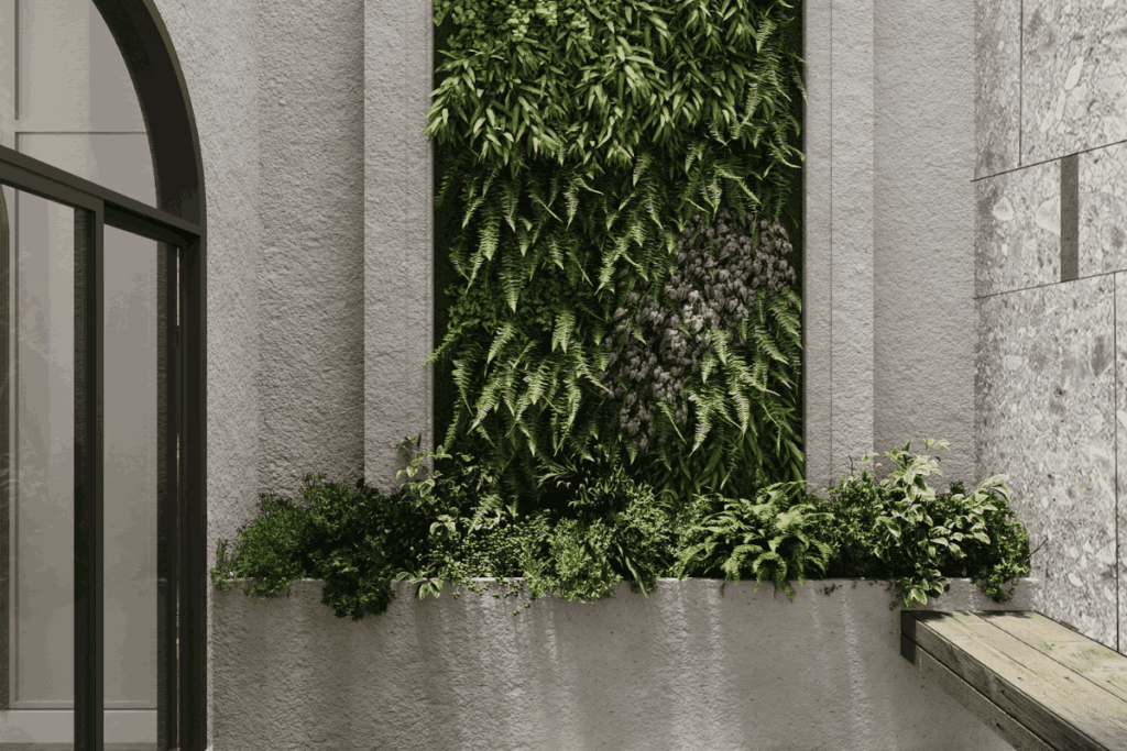 Minimalist Vertical Garden