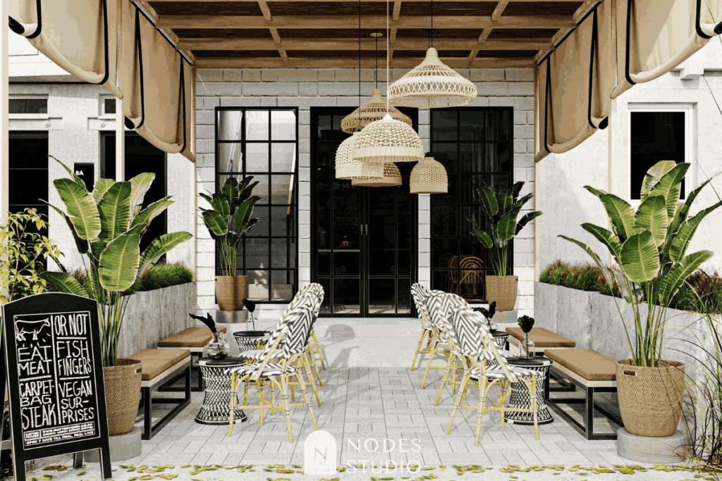 Tropical Café Patio