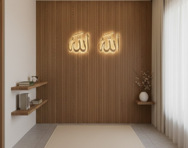 desain mushola rumah