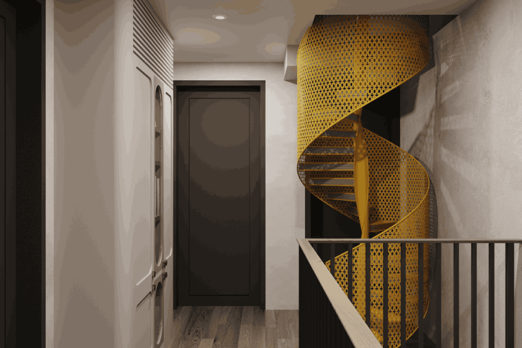 Industrial Minimalis dengan Aksen Bold