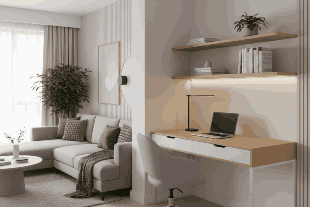 Workspace di Sudut Ruang Keluarga